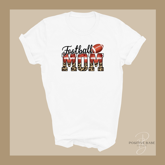 Football Mom Glitter Shirts